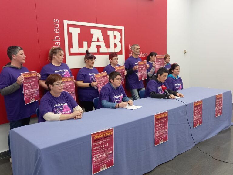 Hemos convocado otros 10 días de huelga en residencias de Bizkaia