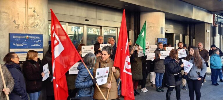 Nos hemos movilizado para mejorar las condiciones laborales del personal del Gobierno Vasco
