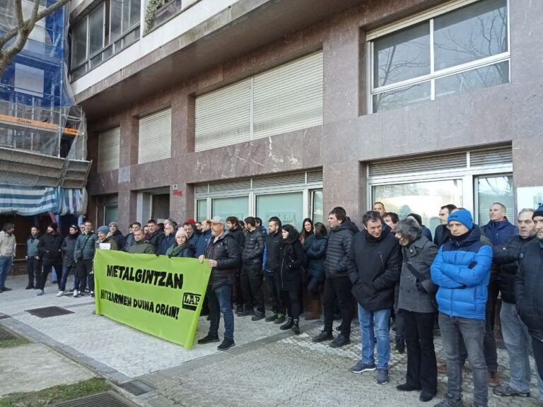 Mobilizazio beharra aldarrikatu dugu Gipuzkoako metalgintzan