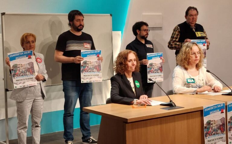 Convocamos huelga en Osakidetza los días 18 y 19 de mayo