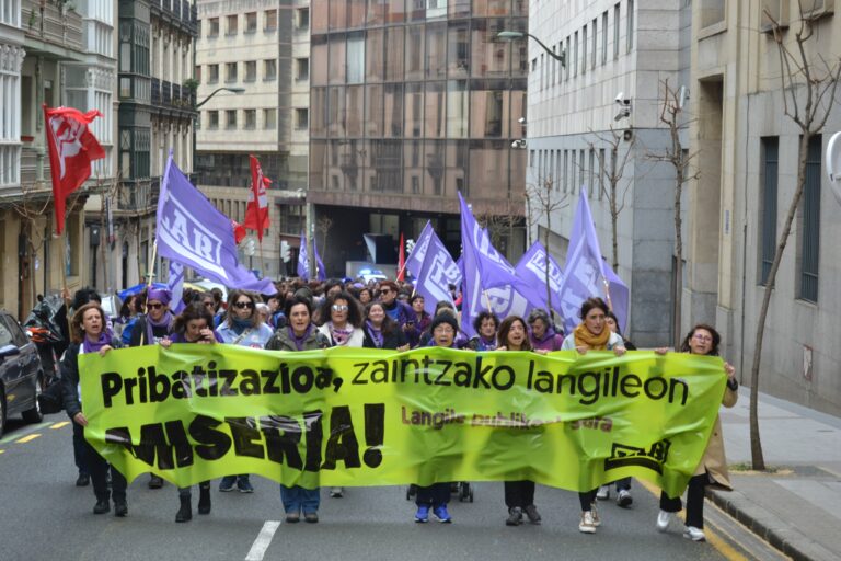 LAB lanza un mensaje en favor de los cuidados públicos y comunitarios en el Día Internacional de las Mujeres Trabajadoras