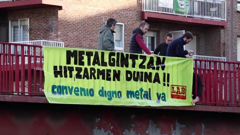 Eskualdez eskualde Gipuzkoako metalgintzako hitzarmenaren aldeko borrokan dihardu LABek