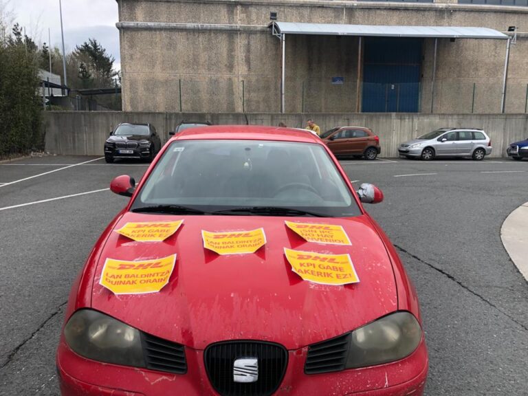 DHL Parcel Gipuzkoan borrokan jarraitzen dugu