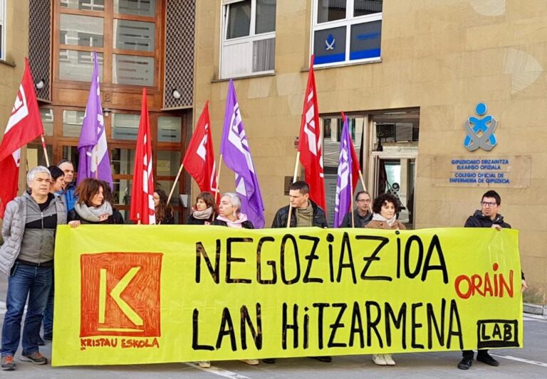 Gizarte Ekimeneko sindikatuok Lan Hitzarmenaren negoziazio mahaia agortua dagoela salatzen dugu