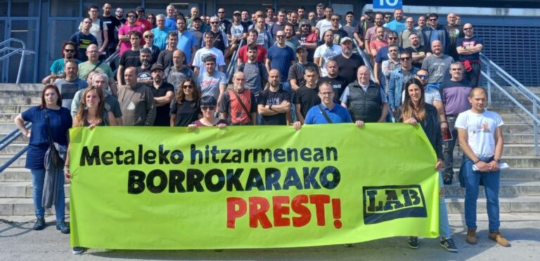 Convocamos huelgas en el metal de Gipuzkoa con el objetivo de conseguir un convenio digno