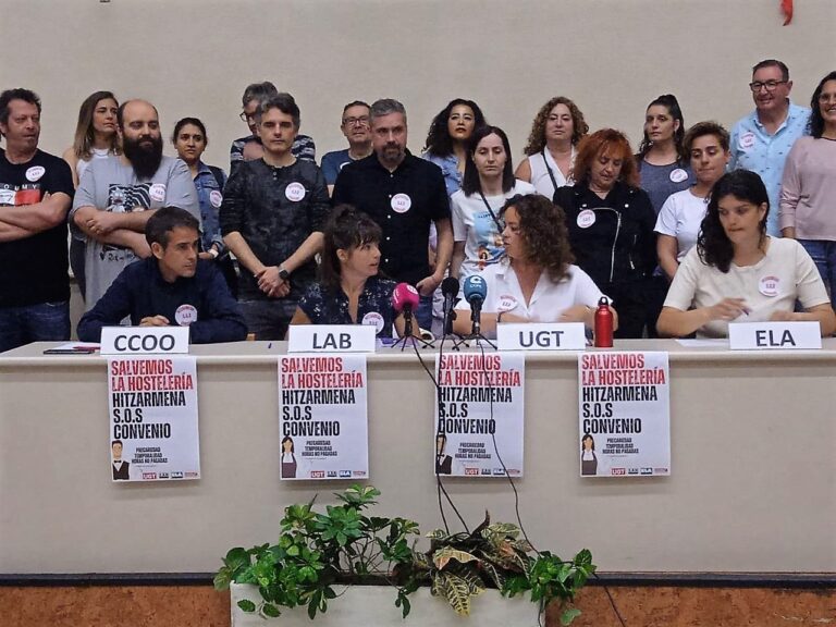 La Hostelería de Nafarroa irá a la huelga el 1 y 7 de julio si la patronal no desbloquea la negociación del convenio que debe asegurar unos sueldos dignos