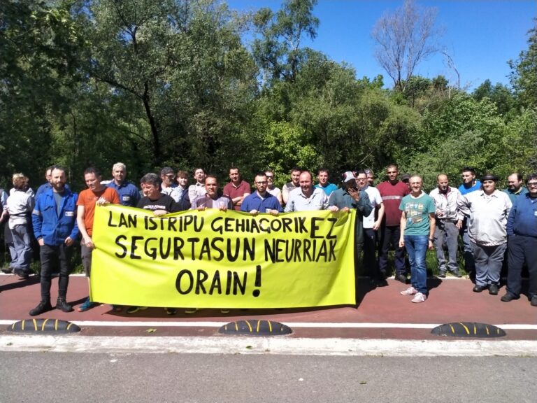 La plantilla de la empresa Forging de Zornotza exige medidas para garantizar la salud laboral