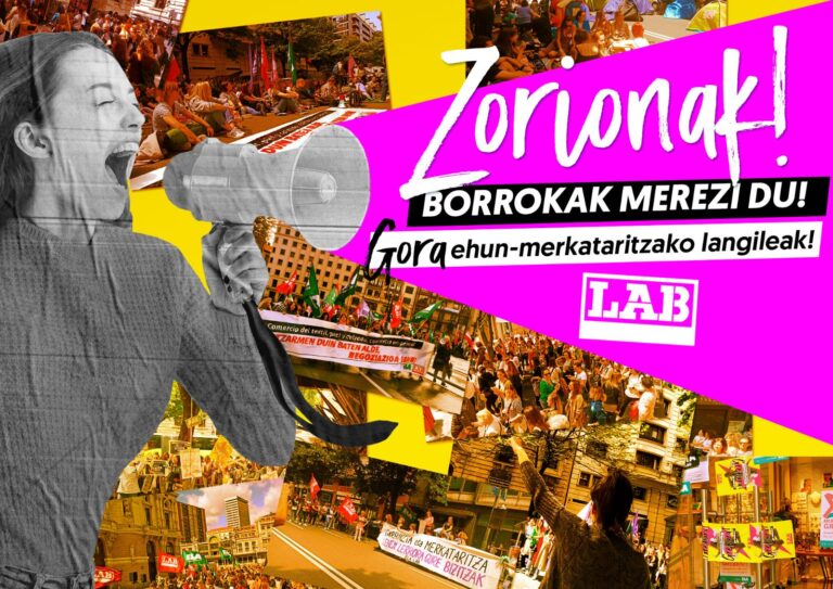 Gracias a la lucha, tenemos pre-acuerdo en comercio del textil de Bizkaia #LortuDugu