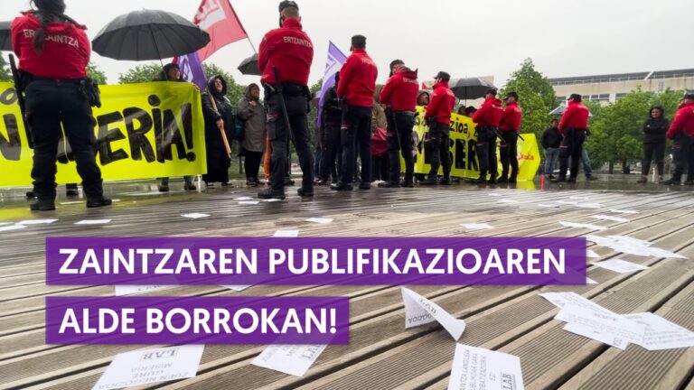 Nos movilizamos frente a los responsables de la privatización de los servicios sociales de cuidados
