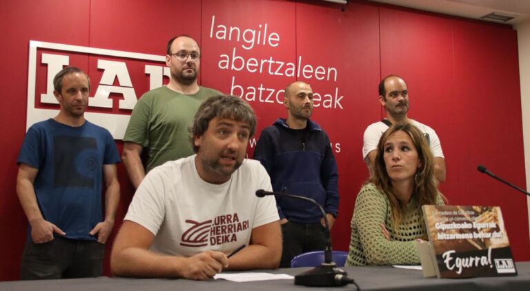 Convocaremos la mesa de negociación en la madera de Gipuzkoa, para lograr de una vez por todas un convenio digno