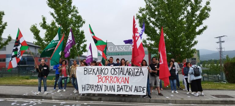 Denunciamos que los trabajadores y las trabajadoras de hostelería de Bizkaia siguen pagando las consecuencias de la pandemia y exigimos condiciones dignas en los paros convocados para  hoy