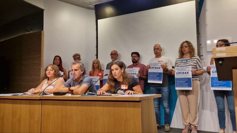 Llamamos a la huelga a los y las 150.000 trabajadoras del sector público de la CAV