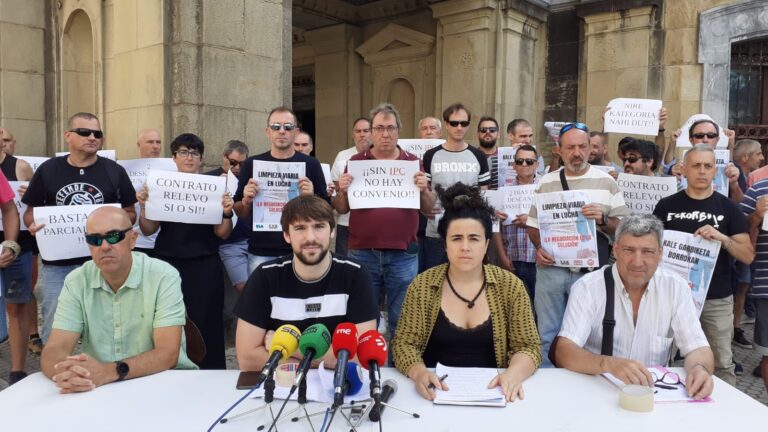 Comienza el ciclo movilizador de la Limpieza Viaria y Recogida de Basuras de Gipuzkoa para denunciar la parálisis de la negociación