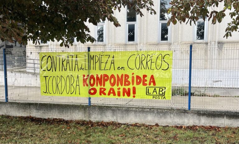 Ante los problemas con la contrata de limpieza en Correos, exigimos la rescision del contrato y la internalizacion del servicio