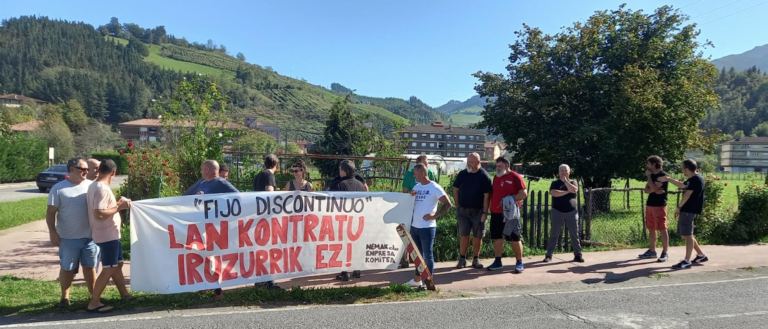 Nemak lantegian mobilizazioei ekin diete aldizkako finkoen kontratuak inposatzeak prekaritatea baino ez dakarrelako