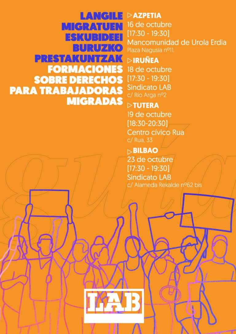 Prestakuntza emango diegu langile migratu eta arrazializatuei