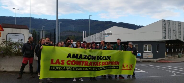 Una contrata de Amazon Trapagaran despide a 23 trabajadores y trabajadoras y cierra la empresa