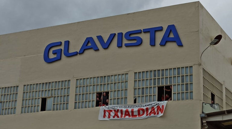 Trabajadoras y trabajadores de Glavista-Autoglass inician un encierro en la empresa