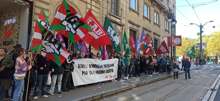 Los y las trabajadoras de polideportivos de Bizkaia comienzan con movilizaciones