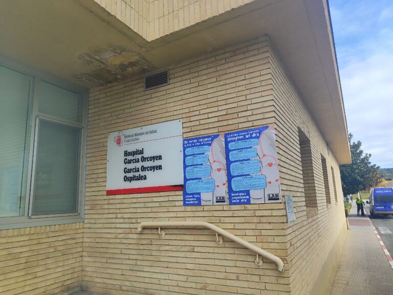 Achacamos el cierre de partos en Estella a la falta de previsión del Departamento de Salud, cuya dejadez está desmantelando los servicios sanitarios públicos de la zona