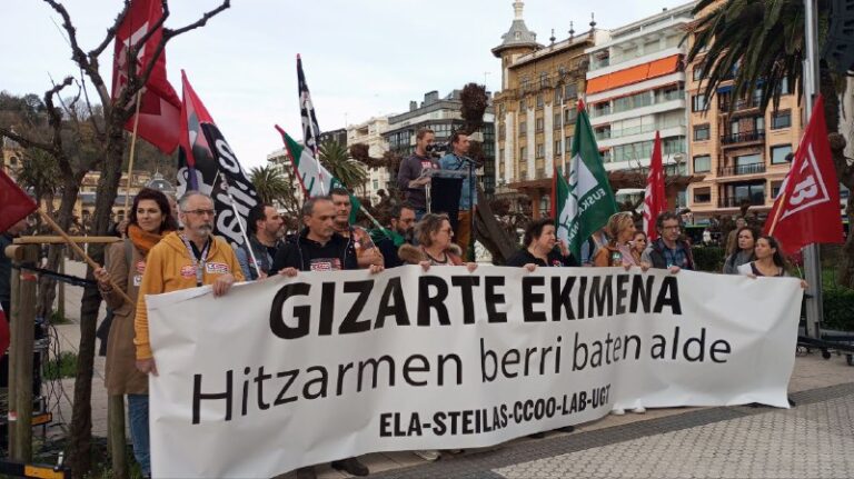 La huelga en los centros de enseñanza de iniciativa social de la CAV ha superado el seguimiento de las de octubre