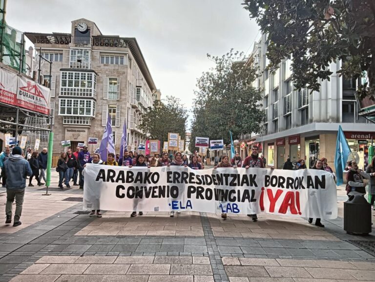 Grebara deitu dugu berriro ekainaren 19an Arabako egoitzetan eta etxebizitza komunitarioetan, negoziazioan aurrepausorik ez dagoela salatzeko