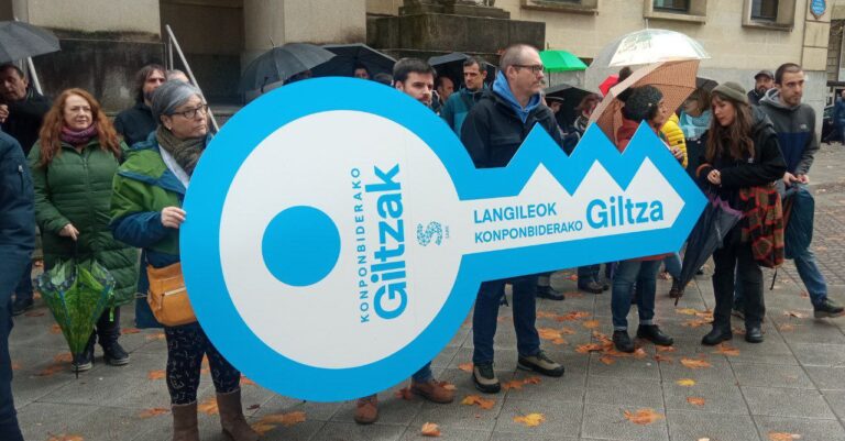 Los sindicatos pedimos el fin de las vulneraciones de derechos y la vuelta a casa de las y los presos y llamamos a participar en la manifestación de Bilbo