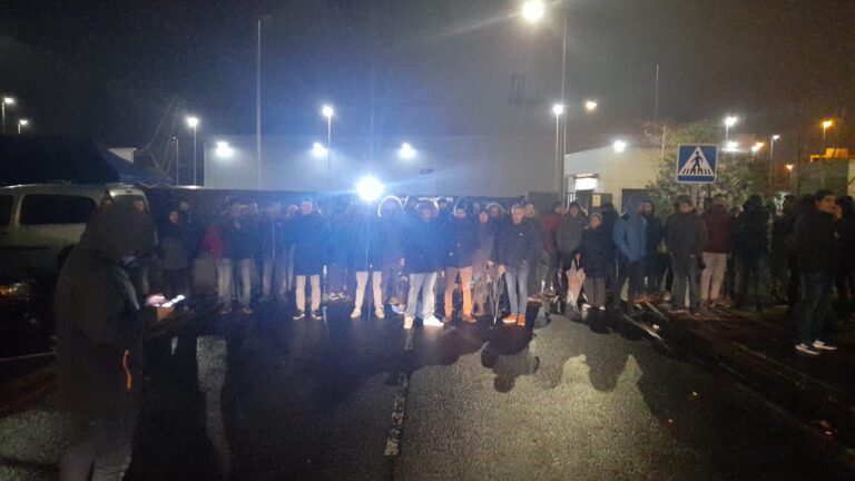 Exitosa jornada de huelga en Vicinay de Sestao contra el ERTE que pretende implantar la empresa