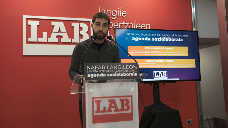 Zerbitzu publikoak eta lan baldintzak benetan hobetuko dituzten aurrekontuak eskatu dizkiogu Nafarroako Gobernuari