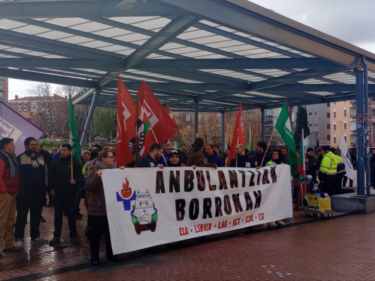 Beste greba ziklo bat abiatu dugu Arabako, Bizkaiko eta Gipuzkoako anbulantzietan