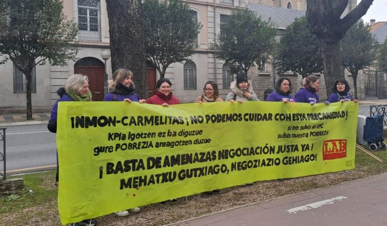 Gasteizko INMON-Carmelitas egoitzako egoera salatu dugu