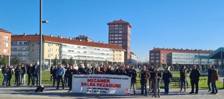 Bada garaia Eusko Jaurlaritzak erantzukizunak eta konpromisoak bere gain har ditzan Mecanerreko enpleguaren eta eskualdearen etorkizunaren defentsan