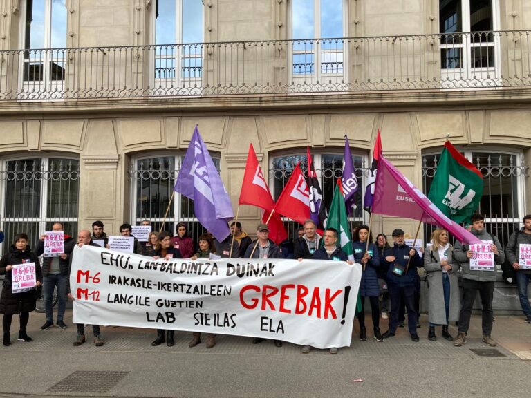 Unibertsitate publikoarekin duen erantzunkizunari aurre egiteko eskatu diogu Eusko Jaurlaritzari