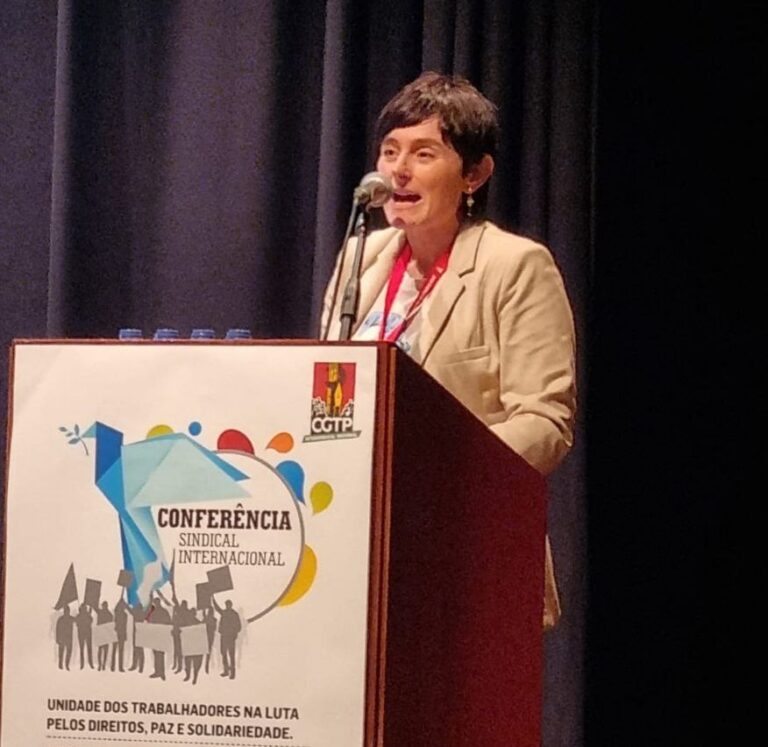 CGTPren Nazioarteko Konferentzia Sindikalean parte hartzen ari gara, Portugalen