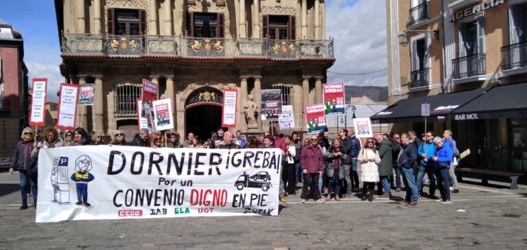 Ontzat jo dugu Iruñeko eremu urdinean lorturiko akordioa, bertze sindikatuek sinatutako aurreko hitzarmena nabarmen hobetuko baitu