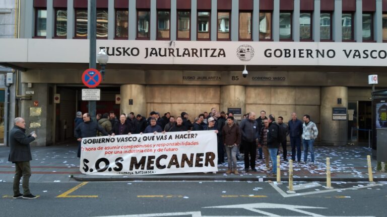 El comité de empresa de Mecaner pide al Gobierno Vasco que utilice todas las herramientas a su alcance para garantizar el futuro de la empresa