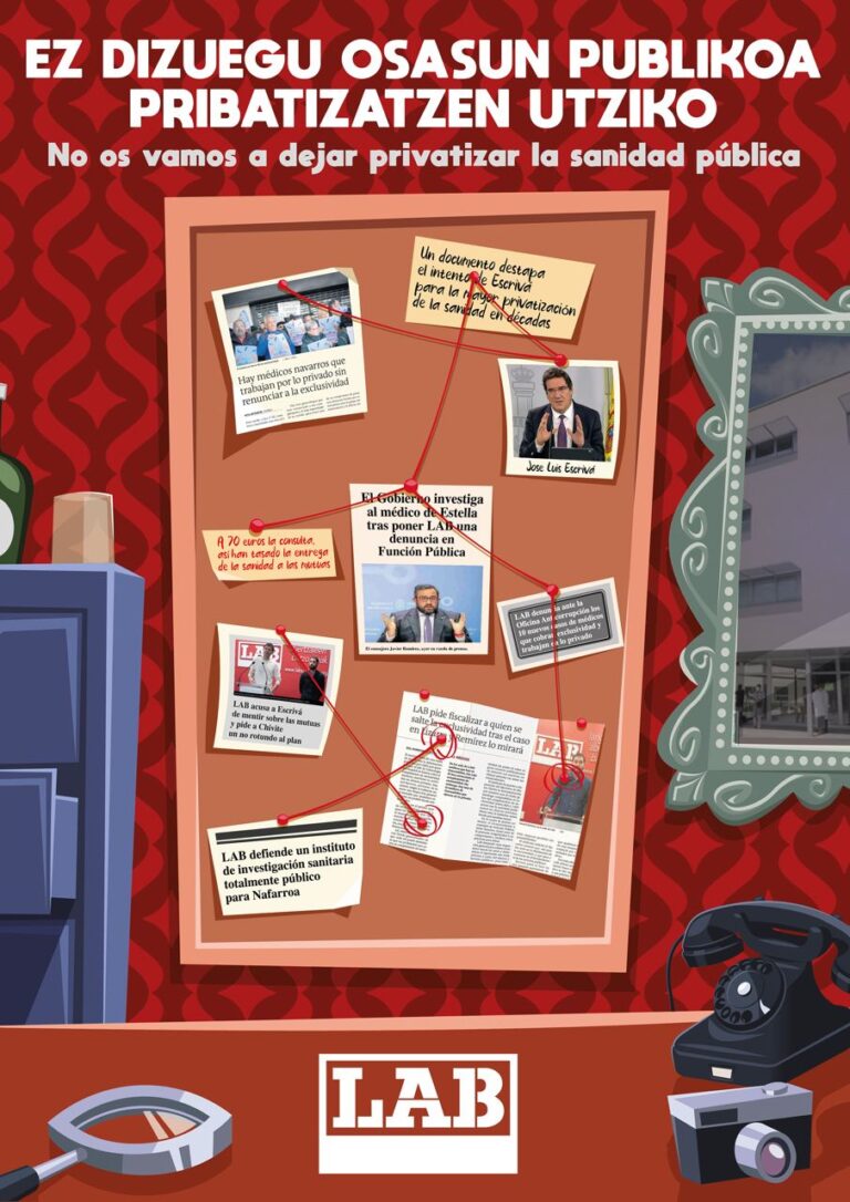 LABek mutualitateen eta Espainiako Gobernuaren arteko akordioa ez ezartzeko konpromisoa eraman du Nafarroako Lan Osasuneko Kontseilura, UGT eta CCOO sindikatuen zein patronalaren amorraziorako