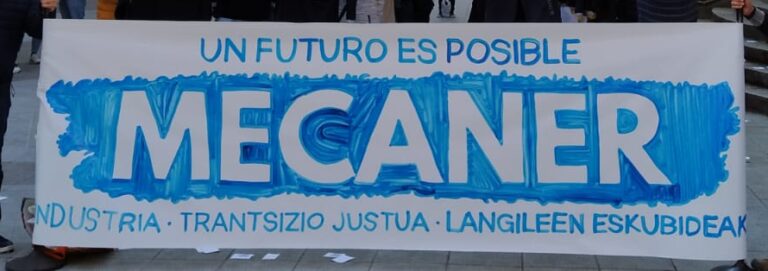 Atzo aurkeztu zen Mecanerrentzako etorkizun ekologiko eta sozialaren aldeko herri-ekimena babesten dugu