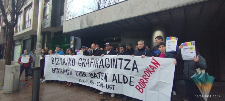 Kontzentrazioa Bizkaiko Grafikagintza sektoreko patronalaren aurrean