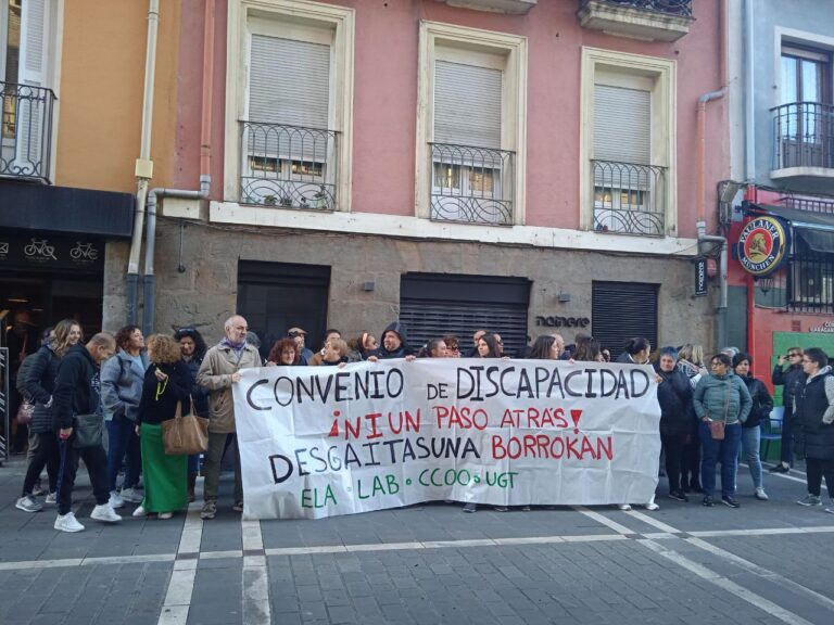Sector discapacidad concertada Navarra: ni un paso atrás en nuestros derechos laborales