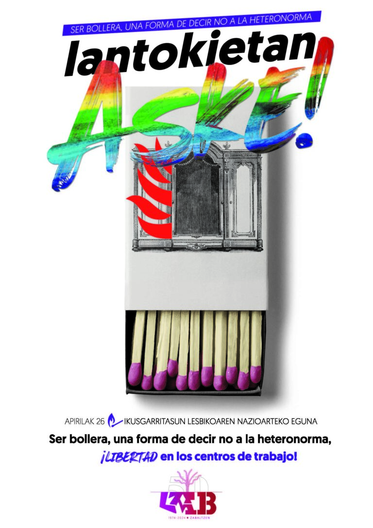 Ser bolleras, una decisión que nos hace libres. Una decisión que queremos vivir con libertad. ¡LIBERTAD EN LOS CENTROS DE TRABAJO!