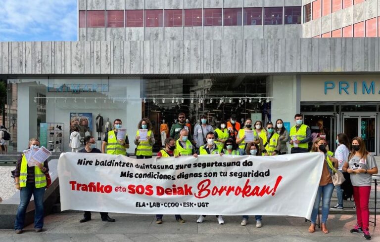 Los y las trabajadoras de Tráfico y SOS deiak denuncian falta de plantilla