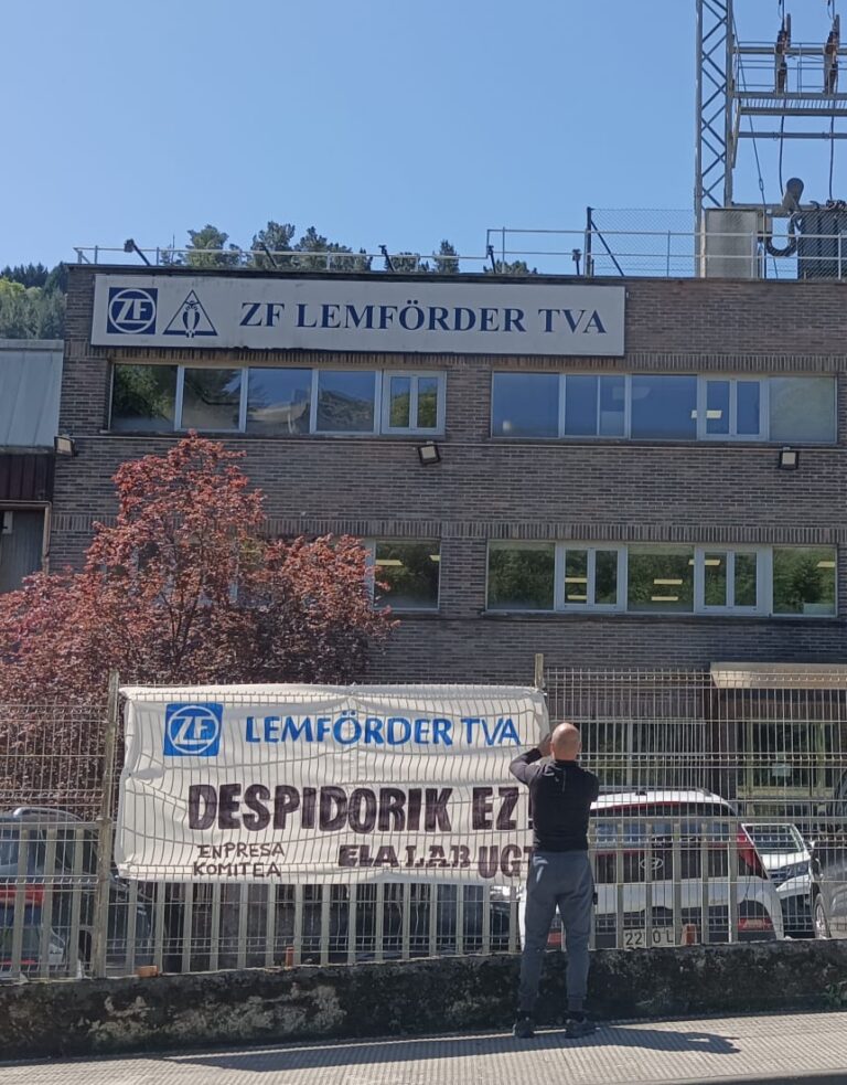 ZF LEMFORDER TVAn kaleratzerik ez dugu onartuko