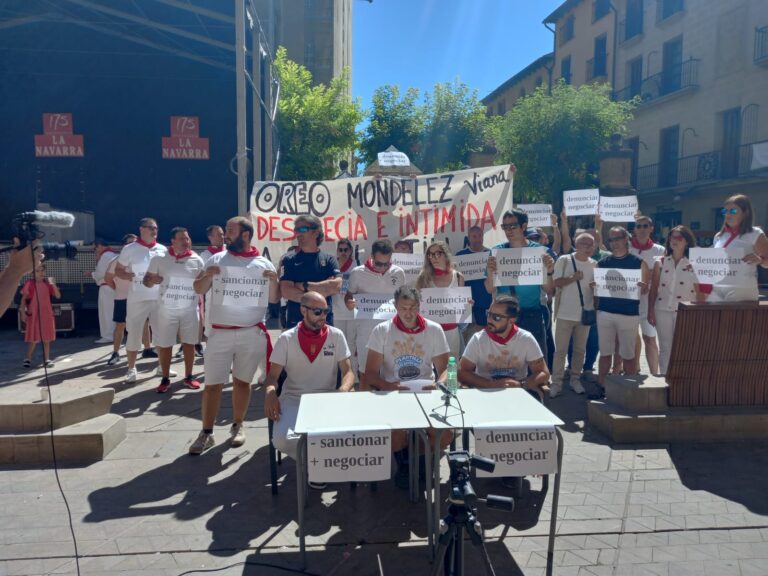 Mondélezeko enpresa batzordeak enpresaren jazarpen sindikala salatu du