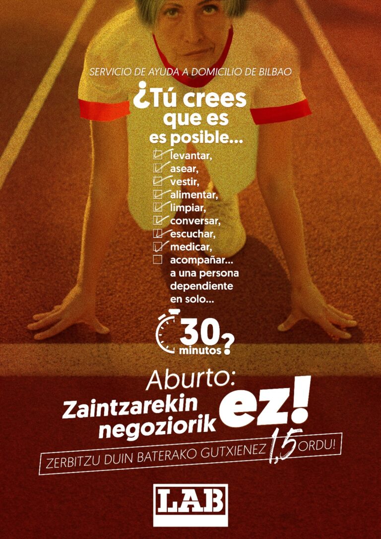 Bilboko Udalak berriro utzi du Etxez Etxez Laguntza Zerbitzua multinazionalen esku