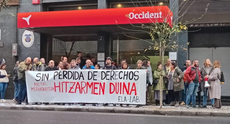Bizkaiko Metalaren Merkataritzako hitzarmena lortzeko mobilizatu gara Bilbon