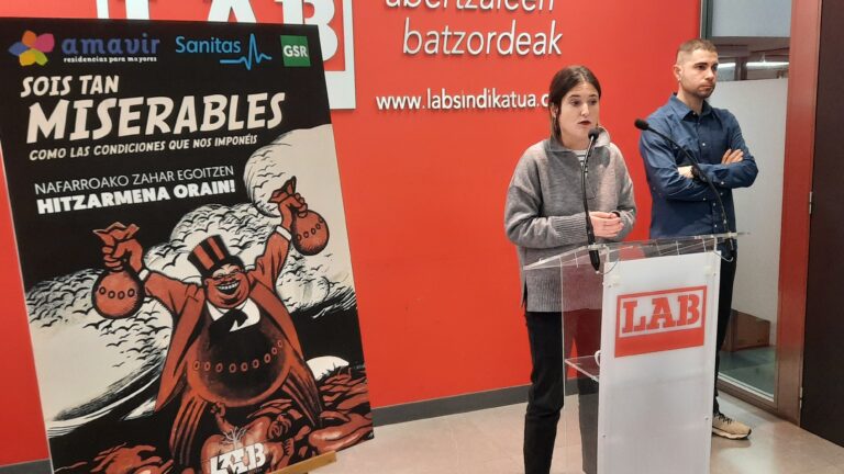 Miserabletzat jo ditugu Nafarroako zahar egoitzen lehen hitzarmenaren aurka bozkatu duten hiru enpresak