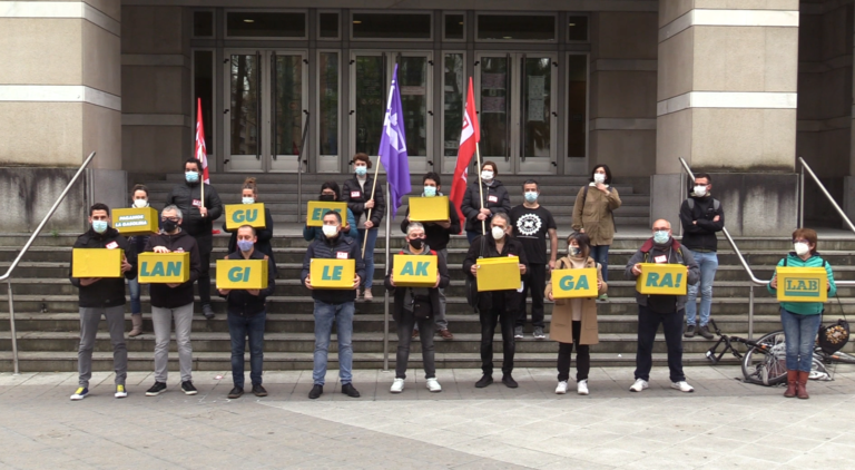 LABek tentuz hartu du Glovoren erabakia, eta gertutik jarraituko du prozesua