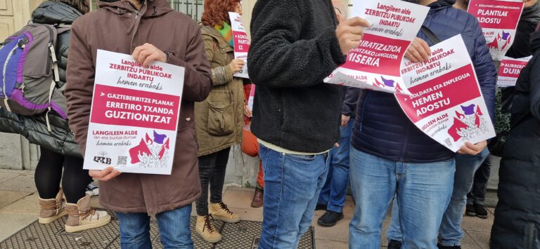 Entre llamadas al diálogo, el Gobierno Vasco vuelve a imponer un recortado plan de jubilación del personal de la administración