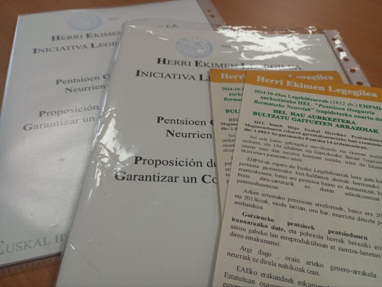 LABek erabakitzeko ahalmena eskatu du Madrilgo pentsioen errebalorizazioaren derogazioaren aurrean